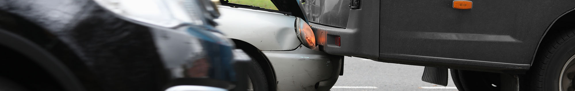 Wrecked Car in an Auto Accident